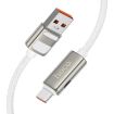 hoco U137 USB to USB-C/Type-C 5A Charging Data Cable 1.2m White - 4