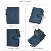 Baellerry D5113 RFID Anti-theft Short Wallet Coin Purse Blue - 2