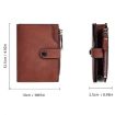 Baellerry D5113 RFID Anti-theft Short Wallet Coin Purse Blue - 4
