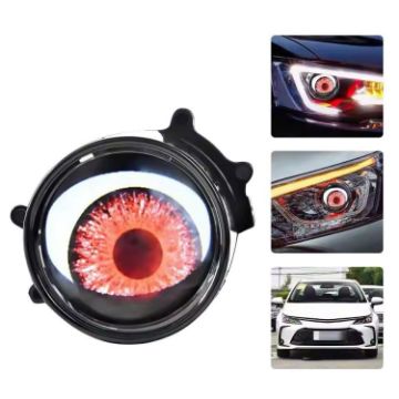 3-inch Car Motorcycle LED Demon Eye Light Modification - 1