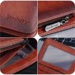 Baellerry DR113 RFID Anti-Theft Short Wallet - Black - 7