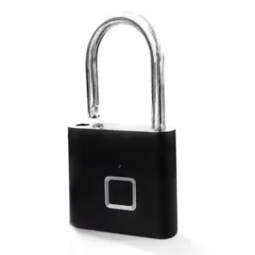 Locstar C85 Smart Fingerprint Rechargeable Padlock - Matte Silver - 1