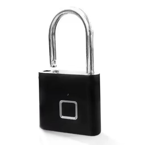 Locstar C85 Smart Fingerprint Rechargeable Padlock - Matte Silver - 1