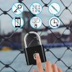 Locstar C85 Smart Fingerprint Rechargeable Padlock - Matte Silver - 7