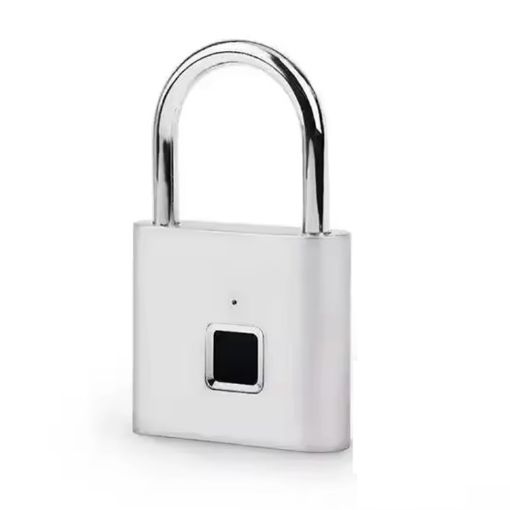 Locstar C85 Smart Fingerprint Rechargeable Padlock - Matte Black - 1