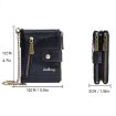 Baellerry D3261 Retro Short Wallet Coin Purse - Light Brown - 4