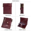 Baellerry D3261 Retro Short Wallet Coin Purse - Coffee - 2