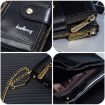 Baellerry D3261 Retro Short Wallet Coin Purse - Black - 8
