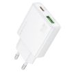 BOROFONE BN25 PD 30W USB Type-C Charger EU Plug White - 1