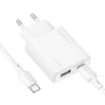 BOROFONE BN24 PD 20W USB Type-C Charger Set with 1m Cable EU Plug - 2