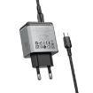 BOROFONE BN20 PD35W USB Type-C Charger with 1m Type-C to Type-C Cable EU Plug - 4