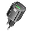 BOROFONE BN17 PD20W USB-C Charger EU Plug Black - 3