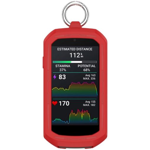 Red Silicone Protective Case for Garmin Edge 1050 Stopwatch - 1