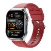 ET585 2.04" Silicone Strap Smart Watch - Red - 1
