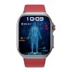 ET585 2.04" Silicone Strap Smart Watch - Red - 2