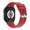 ET585 2.04" Silicone Strap Smart Watch - Red - 3