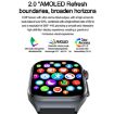 ET585 2.04" Silicone Strap Smart Watch - Red - 5