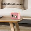 Mini Retro Card USB Flash Drive FM Radio Wireless Bluetooth Speaker Sky Blue - 8