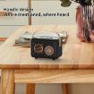 Mini Retro Card USB Flash Drive FM Radio Bluetooth Speaker (Pink) - 7