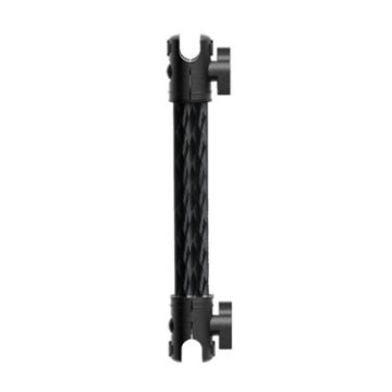 Carbon Fiber Car Phone Mount Extension Arm Double Jointed Swivel Adjustment Connecting Rod - 1