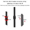 Telescopic Car Phone Mount Extension Arm Double Jointed Swivel Carbon Fiber Bracket Connecting Rod - 6