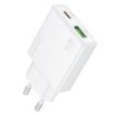 BOROFONE BN24 PD 20W USB Type-C Charger EU Plug White - 1
