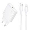 BOROFONE BN23 PD 20W Type-C Charger with 1m Type-C to 8 Pin Cable Set - 1