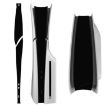 PS5 Slim Console Middle Sticker - Frosted Black - 3