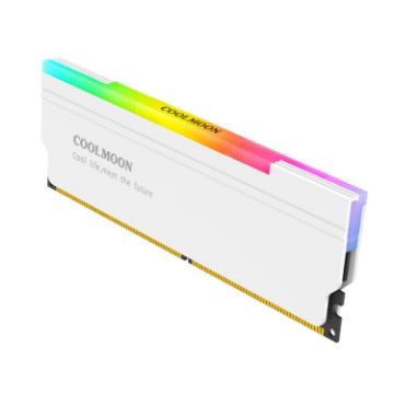COOLMOON CM-RA1 ARGB Memory Vest Cooling Case (White) - 1
