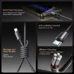 JOYROOM S-A50 Fast Charging Data Cable, USB-A to Type-C, 1.2m - Dark Gray - 6