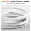JOYROOM S-A51 Fast Charging Data Cable, Type-C to 8 Pin, 1.2m - Light Gray - 4