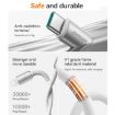 JOYROOM S-A51 Fast Charging Data Cable, Type-C to 8 Pin, 1.2m - Light Gray - 6