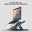 ICE COOREL E5 Laptop Cooling Bracket with Phone Holder - Black - 4