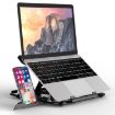 ICE COOREL E5 Laptop Cooling Bracket with Phone Holder - White - 9