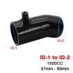 Mazda 3 6 CX-4 Axela Atenza Silicone Intake Hose - 1.5L-60-BK - 2