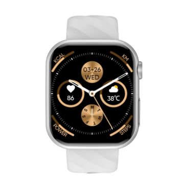 MT500 Waterproof Smart Watch - Electrocardiogram/Temperature - White - 1