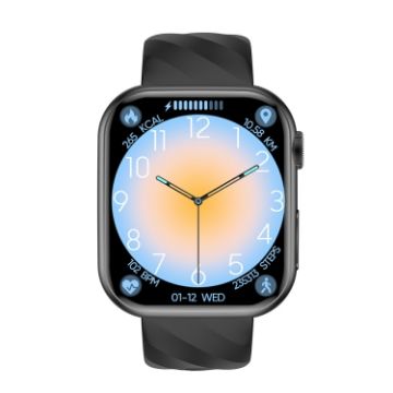 MT500 1.97" IP67 Waterproof Smart Watch - Black - 1