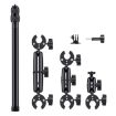 Dual-heads Crab Single Heads Motorcycle Clamps Handlebar Mount - 1