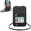 HAWEEL Neck Passport Wallet Bag - Black - 1