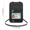 HAWEEL Neck Passport Wallet Bag - Black - 3