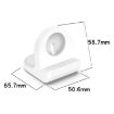 Google Pixel Watch 3 Silicone Charging Holder - White - 6
