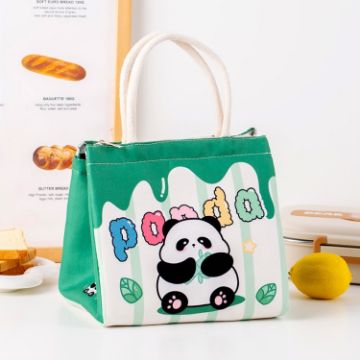 Cute Cartoon Panda Thermal Bento Bag - Insulated Lunch Box Storage - 1