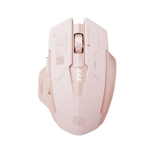Inphic F8 Wireless Gaming Mouse - Milk Tea Color - 1