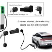 EU Standard TYPE2 Charging Pile Converter Plug - Black - 3