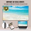 8K 60Hz Displayport Adapter Converter, Left Angle - Male to Female - 4