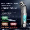 Portable Alcohol Tester Breathalyzer LCD Display Black - 7