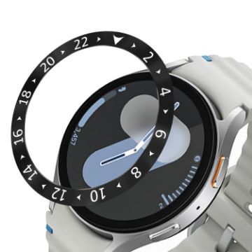Samsung Galaxy Watch 7 44mm Style C Stainless Steel Bezel Ring Cover - 1
