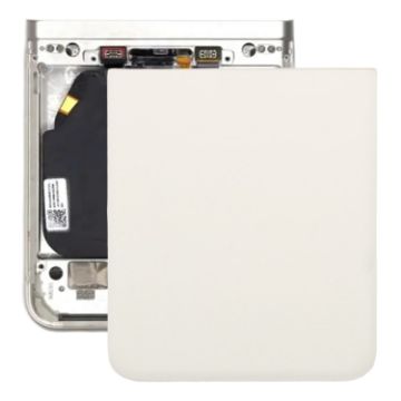 Motorola Razr 40 Lower Part Battery Back Cover - White - 1