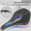 PROMEND SD-577 Bicycle Saddle - Size M - Black Color - Hollow Steel Bow - 3