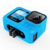 Blue Silicone Case for GoPro HERO13 Black with Wrist Strap & Lens Cover - 6